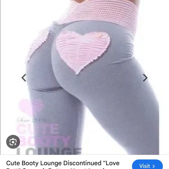 Cute Booty Lounge “Love Butt” leggings - Picture 4 of 6